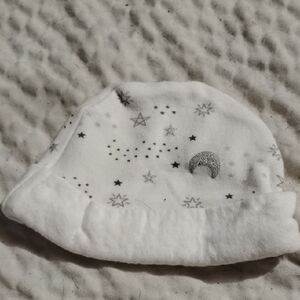 White Starry Kids Beanie
